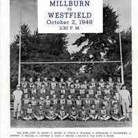 Football: Millburn High School vs. Westfield Program, 1948