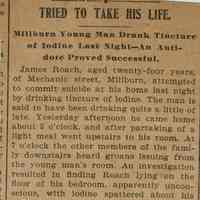          Flanagan: Tragic Stories Newspaper Clippings, c. 1902-1906 picture number 3
   