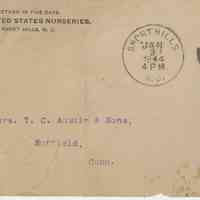 Pitcher and Manda: United States Nurseries Envelope, 1894