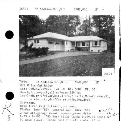 22 ADDISON DRIVE