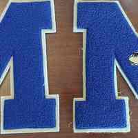 Millburn High School: Track and Football Varsity Letter Patches