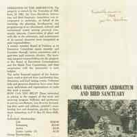          Arboretum: Guides to the Cora Hartshorn Arboretum and Bird Sanctuary, c. 1960s picture number 1
   
