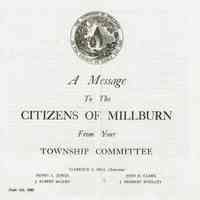 Township Committee Report, 1945