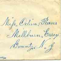 Reeves: Odessa Reeves Envelope