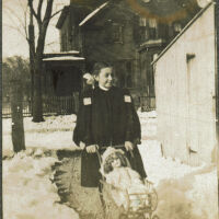          Marshall-Schmidt Album: Girl Pushing Doll in Carriage picture number 1
   