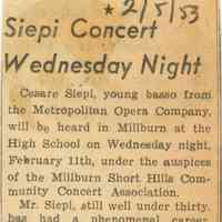          Item, February 5, 1953
   