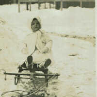 Sledding in Downtown Millburn, c. 1920