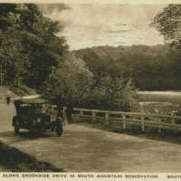 Car Along Brookside Drive in South Mountain Reservation