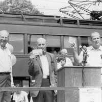 Retirement Ceremony of the Lackawanna Train Cars, 1984