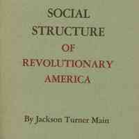 Revolutionary War: The Social Structure of Revolutionary America, 1965