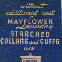         Mayflower Laundry: Matchbook Cover picture number 2
   