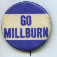 Millburn High School: Go Millburn Pin