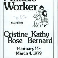 Paper Mill Playhouse Program: Miracle Worker, 1979