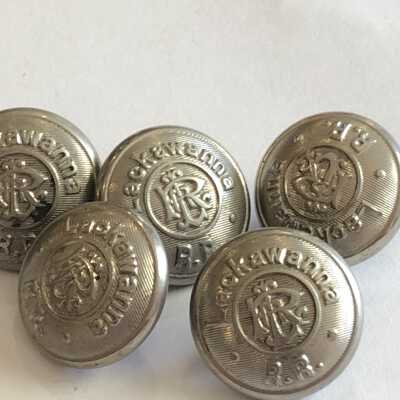 Buttons: Lackawanna Railroad Uniform Buttons, 1.8 cm