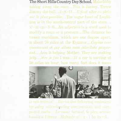 Short Hills Country Day School Expansion Proposal, 1959