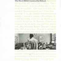 Short Hills Country Day School Expansion Proposal, 1959