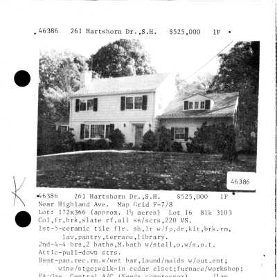 261 HARTSHORN DRIVE