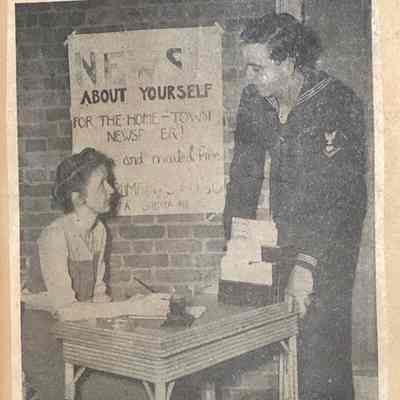 Herbert Fruchtman at USO Club in Washington, D.C., Item, November 19, 1943