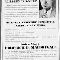          Campaign advertisement from the September 15, 1939 Item.
   