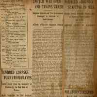          Flanagan Scrapbook: Train Crash, Mill Accident, Flood, page 31 picture number 1
   