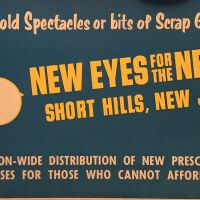 New Eyes for the Needy Advertising Sign