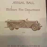 Fire Department: Fire Department Annual Ball Program, 1936