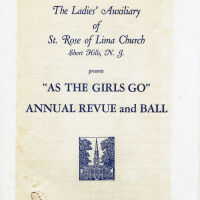 St. Rose of Lima: Annual Revue and Ball Program