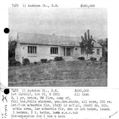 11 AUDOBON COURT