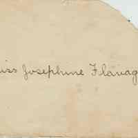          Flanagan: Josephine Flanagan Invitation, 1908 picture number 2
   