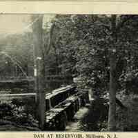          Dam at Reservoir, Millburn, NJ, 1924 picture number 1
   