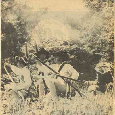 Battle of Springfield: Colonial Troops at Battle of Springfield Re-enactment, 1980