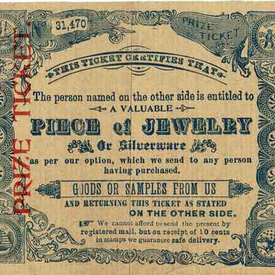 Blood: Prize Ticket for Jewelry