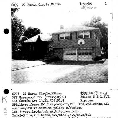 22 HARAN CIRCLE