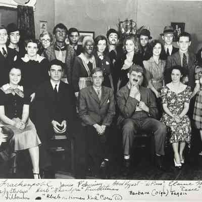 Millburn High School: You Can't Take It With You Cast, 1940