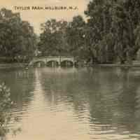 Taylor Park: Taylor Park with Rahway River and Bridge, 1937