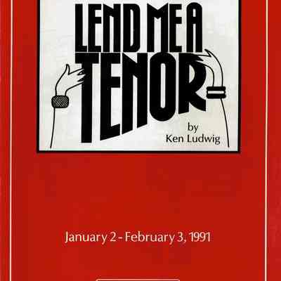 Paper Mill Playhouse Program: Lend Me a Tenor, 1991