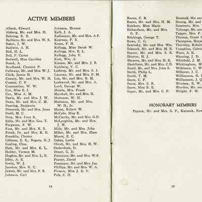 Membership, 1916