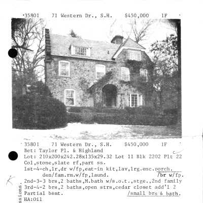 71 WESTERN DRIVE