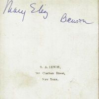          Brison: Mary Elizabeth Benson, c. 1874 picture number 2
   