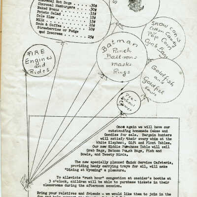 June 8, 1966 Wyoming School Strawberry Festival Flyer