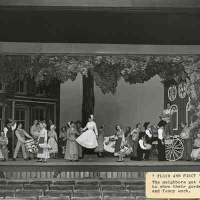 Paper Mill Playhouse Press Photo: Plain and Fancy, 1956