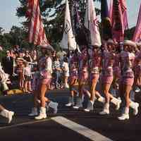 July 4: Marching Bands and Twirlers in American Bicentennial Parade, 1976