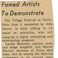          Millburn Art Center: Village Festival Articles in The Item, 1944 picture number 3
   