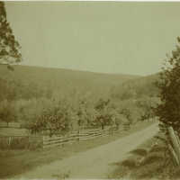 Brookside Drive with view of Orange Mountain, May 1900