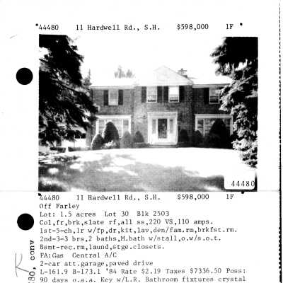 11 HARDWELL ROAD