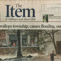 Hurricane: Hurricane Irene Flood, The Item of Millburn & Short Hills, 2011