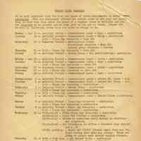 Millburn High School: Senior Class Schedule, 1942