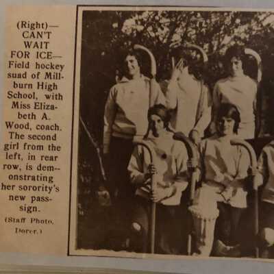 Millburn High School Girl's Field Hockey Team, 1925