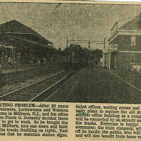 Frank Donnelly purchase of Millburn Railroad Station buildings, 1963