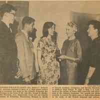 Warnock: Eleanor Warnock Alliance Francaise Award Article, 1965